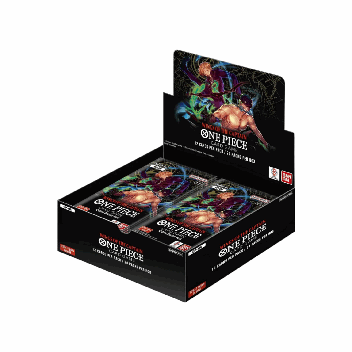 Kaartspel - Wings of the Captain OP-06 - Display met 24 verpakkingen (ENG)