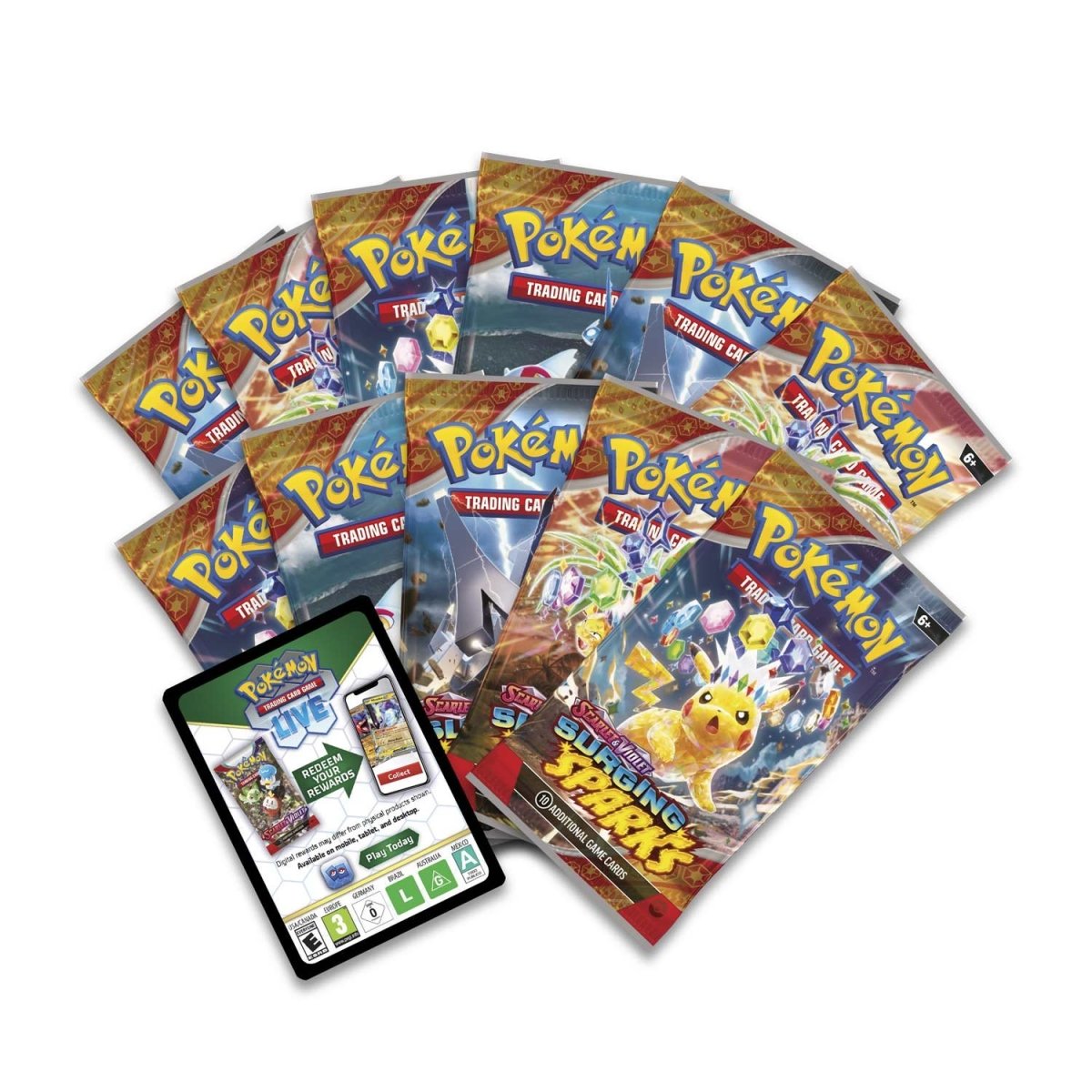Scarlet & Violet – Surging Sparks Center Elite Trainerbox